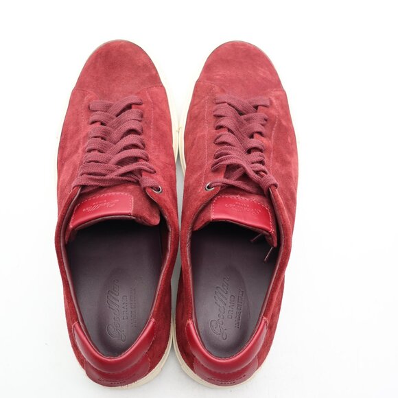Good Man Brand Edge Men's Size US 10 Low Top Lace Up Sneakers Burgundy Suede - Picture 9 of 10